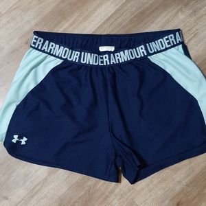 Under Armour Navy and Light Blue Shorts